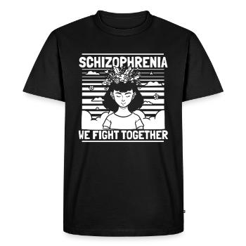 Psychologie Psychologue - T-shirt Premium bio Homme - noir - Devant - Nico (187cm)