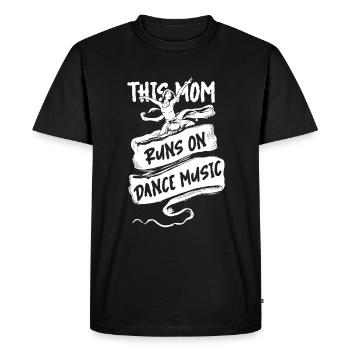 Maman Mère Danse Danse Mère - T-shirt Premium bio Homme - noir - Devant - Nico (187cm)