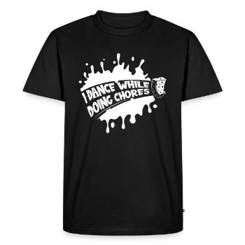 Maman Mère Danseuse Danse Mère - T-shirt Premium bio Homme - noir - Devant - Nico (187cm)