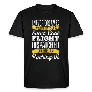Centre d’opérations du centre de contrôle des appels d’urgence Cool - T-shirt Premium bio Homme - noir - Devant - Nico (187cm)