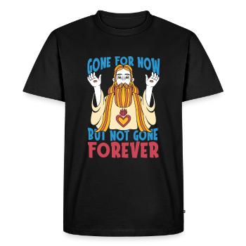 Christ Christianity Funny - Men's Premium Organic T-Shirt - black - Front - Nico (187cm)