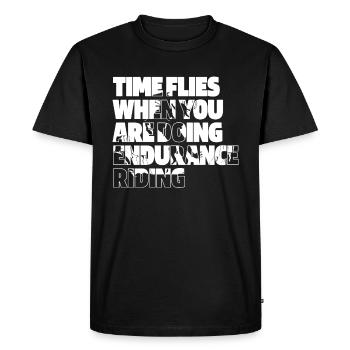 Horse Equestrian Sport Endurance Riding - Men's Premium Organic T-Shirt - black - Front - Nico (187cm)