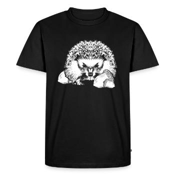 Gland porc-épic - T-shirt Premium bio Homme - noir - Devant - Nico (187cm)