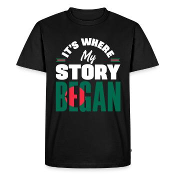 Bangladesh Bangladesh Citation du drapeau bangladais - T-shirt Premium bio Homme - noir - Devant - Nico (187cm)