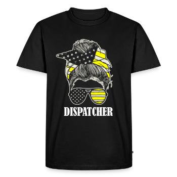 Centre de contrôle des appels d’urgence Lunettes de soleil - T-shirt Premium bio Homme - noir - Devant - Nico (187cm)