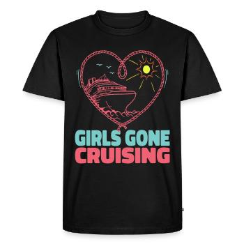Girls Gone Cruising 2023 Design for Adventure et - T-shirt Premium bio Homme - noir - Devant - Nico (187cm)