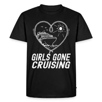 Girls Gone Cruising 2023 Fun Cruise Party Design - Men's Premium Organic T-Shirt - black - Front - Nico (187cm)
