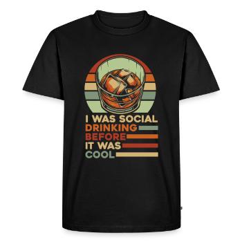 Whisky Whiskey - T-shirt Premium bio Homme - noir - Devant - Nico (187cm)