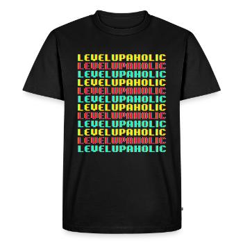 Gamer Gaming High - T-shirt Premium bio Homme - noir - Devant - Nico (187cm)