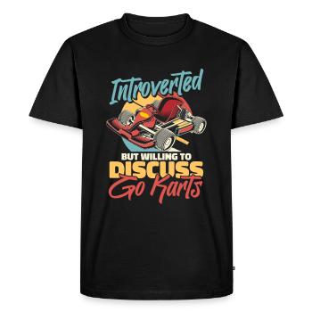 Go Karting Karting Karting Drivers Introvertis - T-shirt Premium bio Homme - noir - Devant - Nico (187cm)