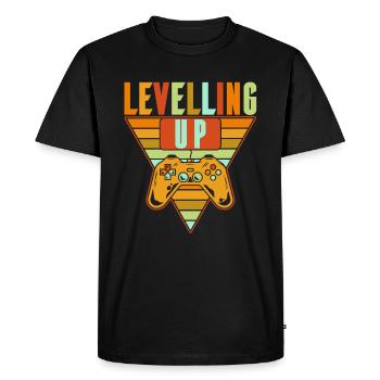 Améliorer le jeu des joueurs - T-shirt Premium bio Homme - noir - Devant - Nico (187cm)