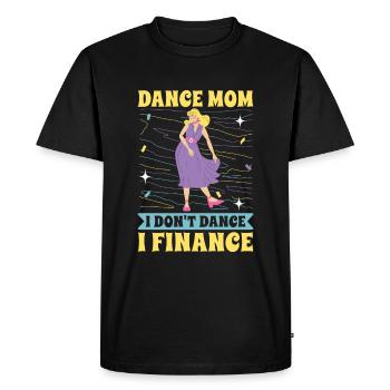 Maman Mère Mère Danse Mère - T-shirt Premium bio Homme - noir - Devant - Nico (187cm)