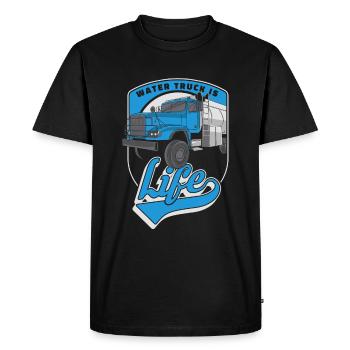 Truck Driver Trucker Truck Driver Funny - Men's Premium Organic T-Shirt - black - Front - Nico (187cm)