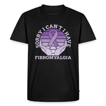 Fibromyalgie rhumatisme mains - T-shirt Premium bio Homme - noir - Devant - Nico (187cm)