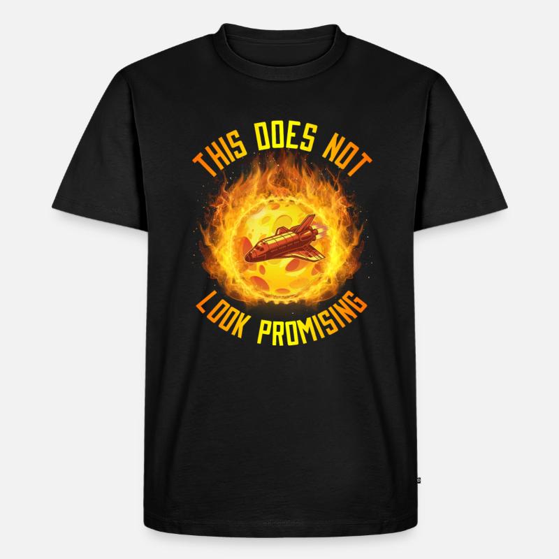 Space Space Astroid Space Colonization - Men's Premium Organic T-Shirt - black