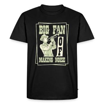 Fan Parade Brass Band Noise - T-shirt Premium bio Homme - noir - Devant - Nico (187cm)