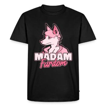 Furry Fandom Fursuits Lady - Men's Premium Organic T-Shirt - black - Front - Nico (187cm)
