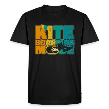 Kitesurfer Kitesurfen Kiten Kitesurf - T-shirt Premium bio Homme - noir - Devant - Nico (187cm)
