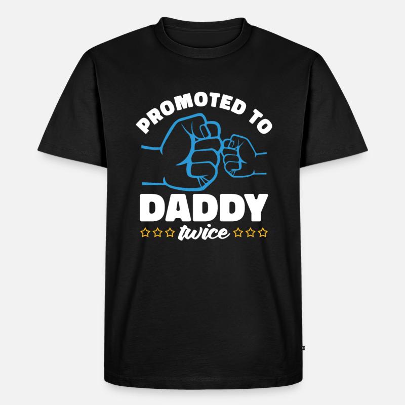 Twin Daddy Twins Daddy - Men's Premium Organic T-Shirt - black