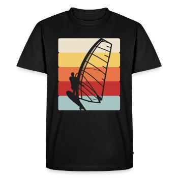Wing Surf Wing Foil Cool Wing Surfing - T-shirt Premium bio Homme - noir - Devant - Nico (187cm)