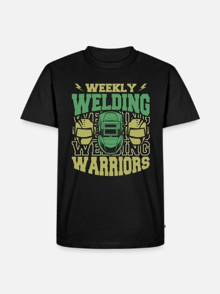Welder Locksmith Witty - Men's Premium Organic T-Shirt - black