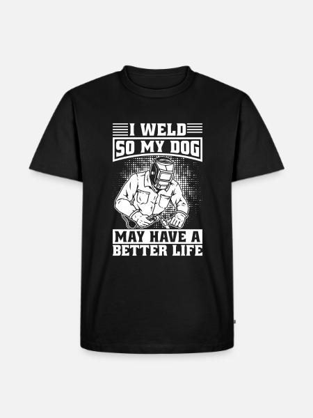 Welder Locksmith - Men's Premium Organic T-Shirt - black