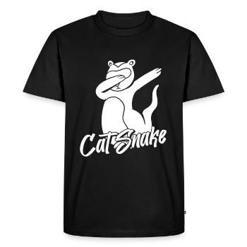 Putois furet - T-shirt Premium bio Homme - noir - Devant - Nico (187cm)