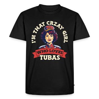 Fanfare Procession Tuba - Men's Premium Organic T-Shirt - black - Front - Nico (187cm)