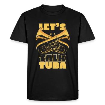 Fanfare procession tuba - Men's Premium Organic T-Shirt - black - Front - Nico (187cm)