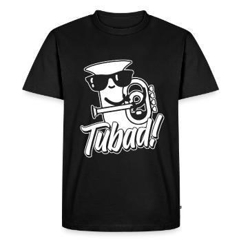Fanfare procession tuba - Men's Premium Organic T-Shirt - black - Front - Nico (187cm)