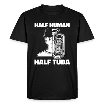 Fanfare procession tuba - Men's Premium Organic T-Shirt - black - Front - Nico (187cm)