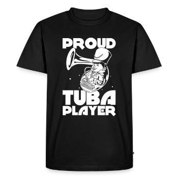 Fanfare procession tuba - Men's Premium Organic T-Shirt - black - Front - Nico (187cm)