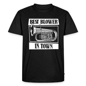 Fanfare procession tuba - Men's Premium Organic T-Shirt - black - Front - Nico (187cm)
