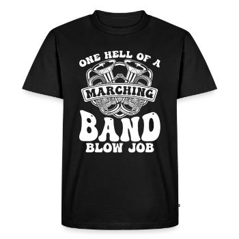 Fanfare procession tuba - Men's Premium Organic T-Shirt - black - Front - Nico (187cm)