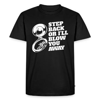 Fanfare procession tuba - Men's Premium Organic T-Shirt - black - Front - Nico (187cm)