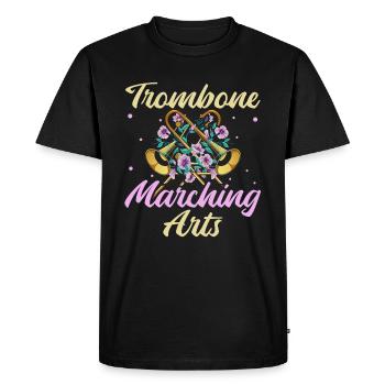 fanfare trombone art fanfare trombone - T-shirt Premium bio Homme - noir - Devant - Nico (187cm)