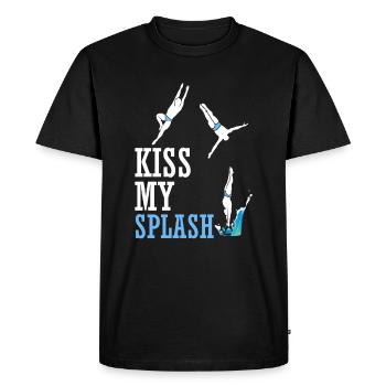 Plongeur Jumper Drôle - T-shirt Premium bio Homme - noir - Devant - Nico (187cm)