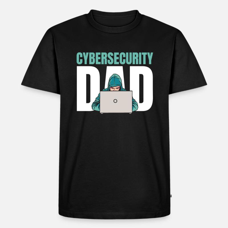 Développeur, Codeur, Programmeur, Papa - T-shirt Premium bio Homme - noir