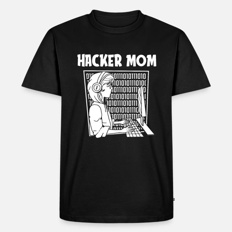 Developer Coder Programmer - Men's Premium Organic T-Shirt - black