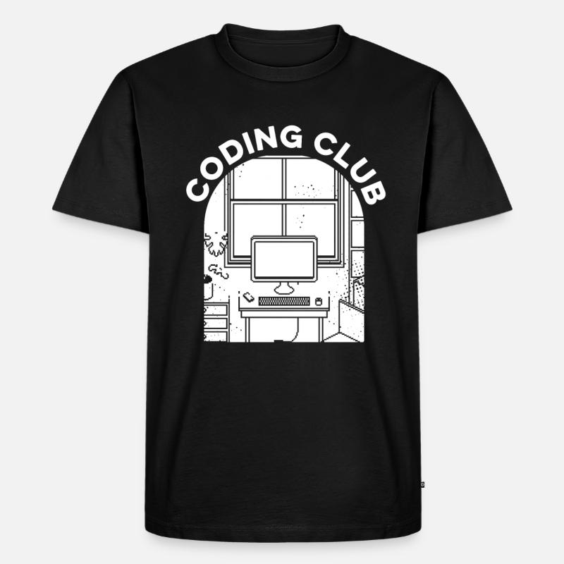 Developer Coder Programmers Association - Men's Premium Organic T-Shirt - black