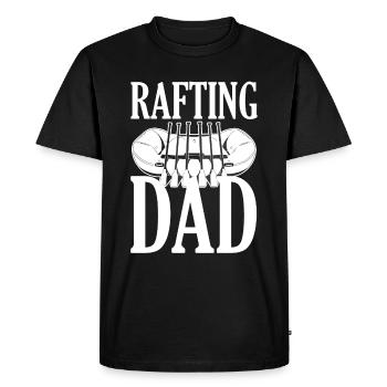 Rafting Rafting en eau vive - T-shirt Premium bio Homme - noir - Devant - Nico (187cm)