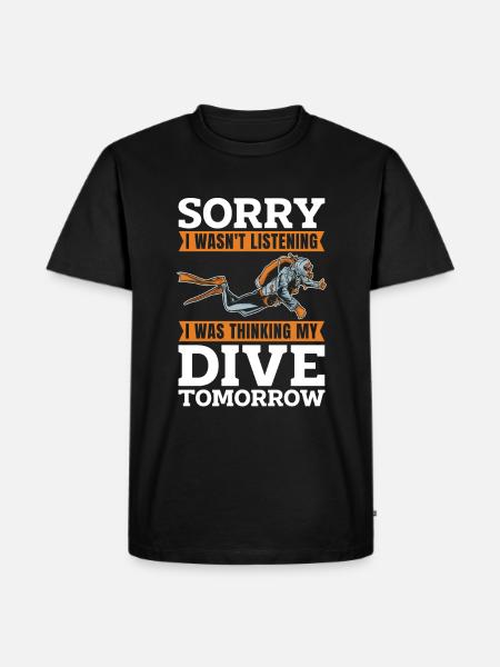 Diving Diver Commercial Diving - Men's Premium Organic T-Shirt - black