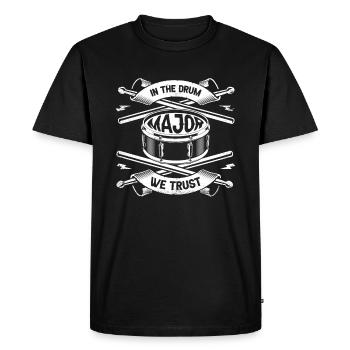 Spielmannszug Drums Drum - Men's Premium Organic T-Shirt - black - Front - Nico (187cm)