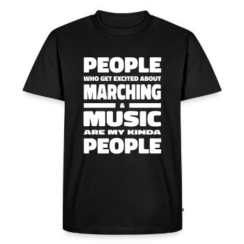 Fanfahrzug Spielmannszug Witzig - T-shirt Premium bio Homme - noir - Devant - Nico (187cm)