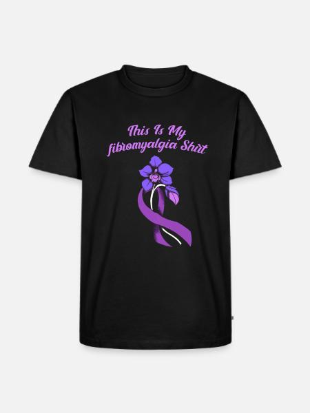Fibromyalgie Rhumatisme mignon - T-shirt Premium bio Homme - noir