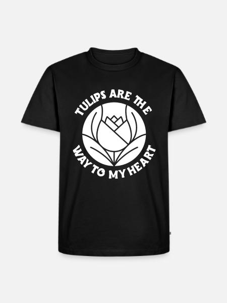 Tulips Tulips - Men's Premium Organic T-Shirt - black
