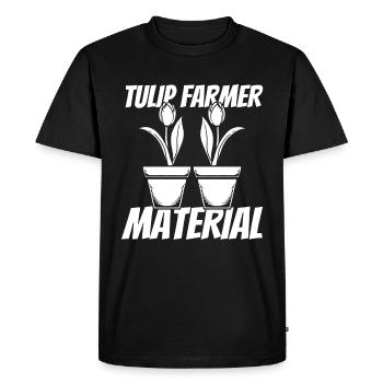 Tulipes Tulipes - T-shirt Premium bio Homme - noir - Devant - Nico (187cm)