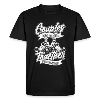 Go Kart Karting Karting Karting Driver Couples - T-shirt Premium bio Homme - noir - Devant - Nico (187cm)
