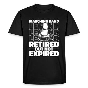 Retired marching band - Men's Premium Organic T-Shirt - black - Front - Nico (187cm)
