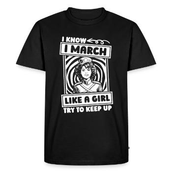 Fan Parade Brass Band Girls - T-shirt Premium bio Homme - noir - Devant - Nico (187cm)